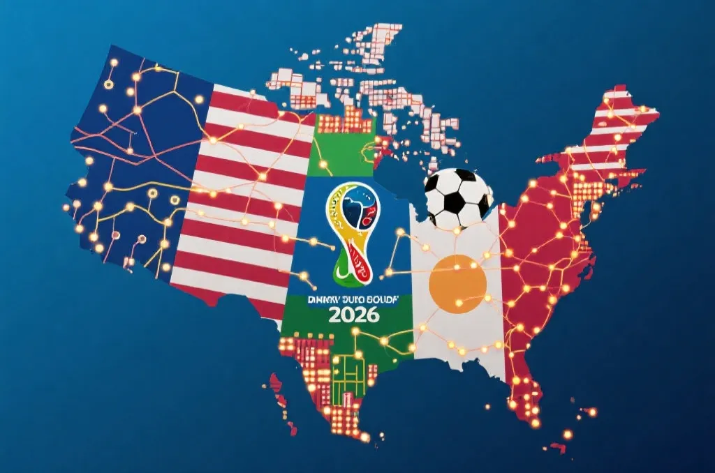 2026世界杯美加墨联合举办主办城市地图示意图